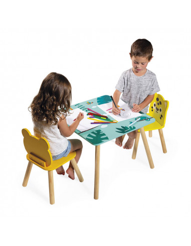 Mobilier tropical - table et chaises - tropik