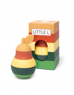Little l - poire vert et orange