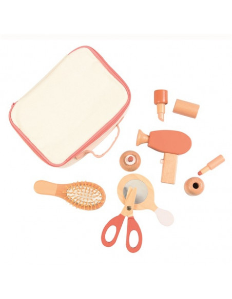 KIT DE BEAUTE DANS UNE VALISE EN TISSU