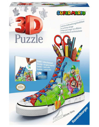 RAVENSBURGER - PUZZLE  3D SNEAKER SUPER MARIO