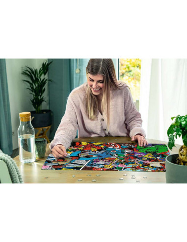 RAVENSBURGER PUZZLE CHALLENGE MARVEL 1000P