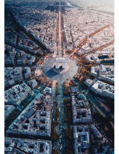 RAVENSBURGER PUZZLE PARIS VUE D'EN HAUT 1000P