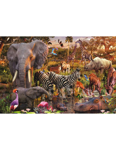 ravensburger - puzzle  Anim.contin.afric.3000p 2