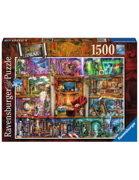 ravensburger - puzzle  Gde bibliothèque 1500p