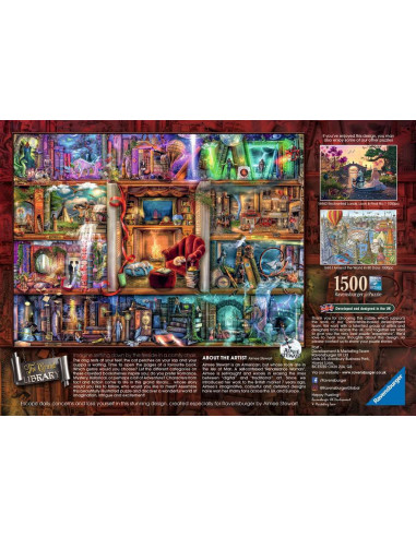 ravensburger - puzzle  Gde bibliothèque 1500p