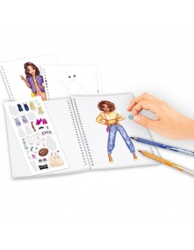 TOPMODEL ALBUM A COLORIER DE POCHE