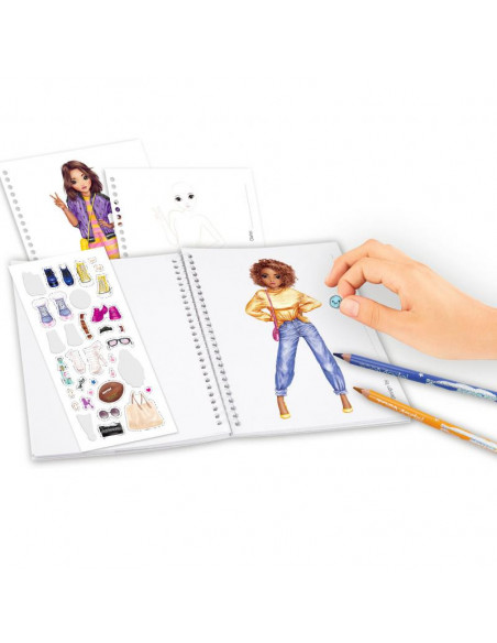 TOPMODEL ALBUM A COLORIER DE POCHE
