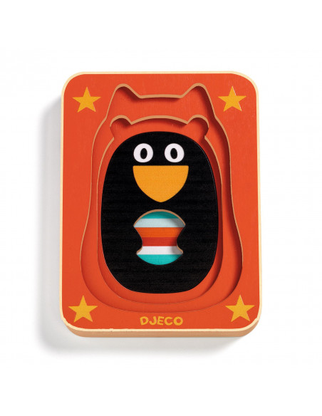 PUZZLE 3 NIVEAUX - MAX & CO - FSC WOOD 100%