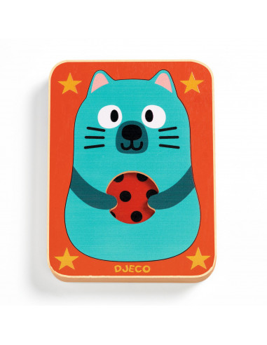 PUZZLE 3 NIVEAUX - MAX & CO - FSC WOOD 100%