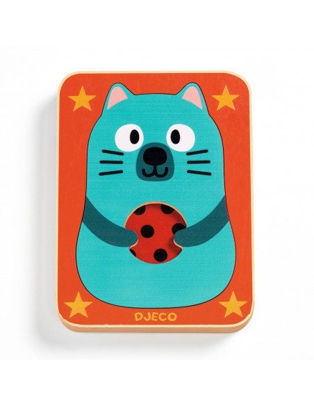 PUZZLE 3 NIVEAUX - MAX & CO - FSC WOOD 100%