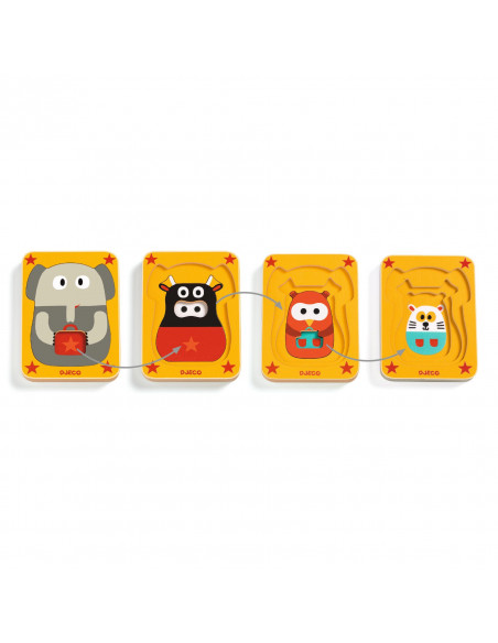 PUZZLE 3 NIVEAUX - LEO & CO - FSC WOOD 100%