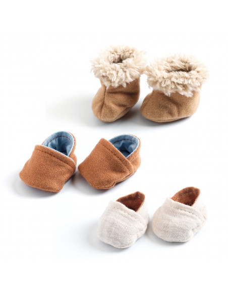 VETEMENTS 32CM - 3 PAIRES DE CHAUSSONS