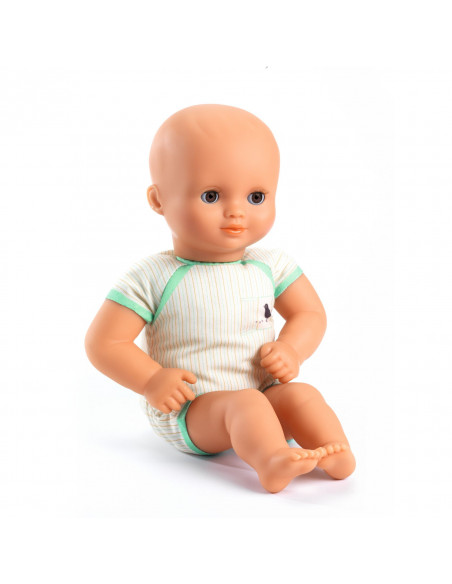 POUPON 32CM HABILLE - BABY PISTACHE