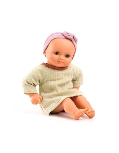 POUPON 32CM HABILLE - BABY PISTACHE