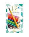 12 crayons aquarellables