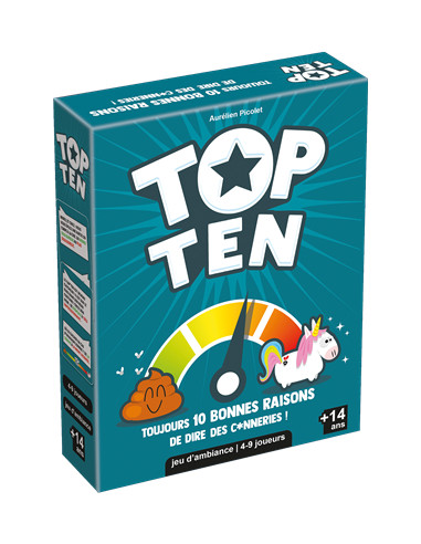 Top Ten - Jeu de société coopératif d'ambiance par Cocktail Games