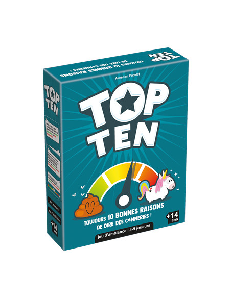 Top Ten - Jeu de société coopératif d'ambiance par Cocktail Games