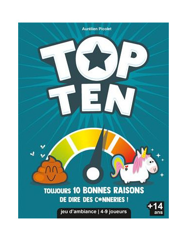 Top Ten - Jeu de société coopératif d'ambiance par Cocktail Games