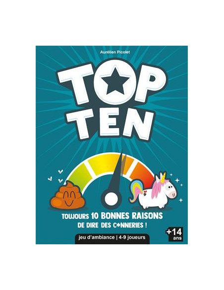 Top Ten - Jeu de société coopératif d'ambiance par Cocktail Games