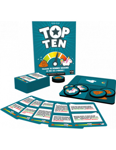Top Ten - Jeu de société coopératif d'ambiance par Cocktail Games