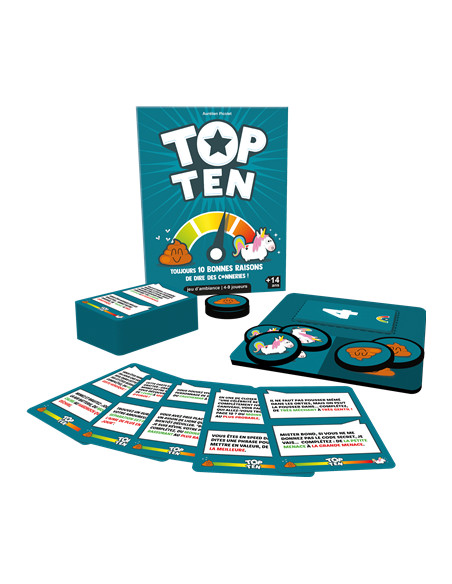 Top Ten - Jeu de société coopératif d'ambiance par Cocktail Games