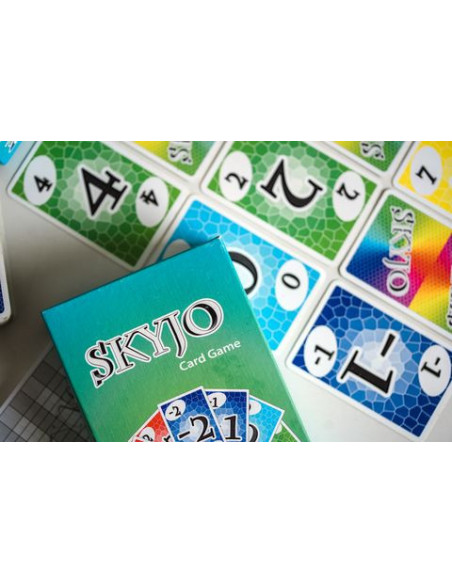 Guide de jeu Skyjo - Illustration des règles et exemples de disposition des cartes