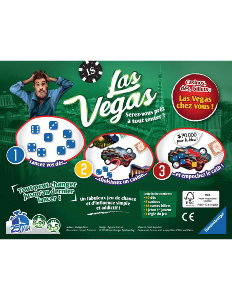 Las Vegas - Jeu de dés et stratégie Ravensburger