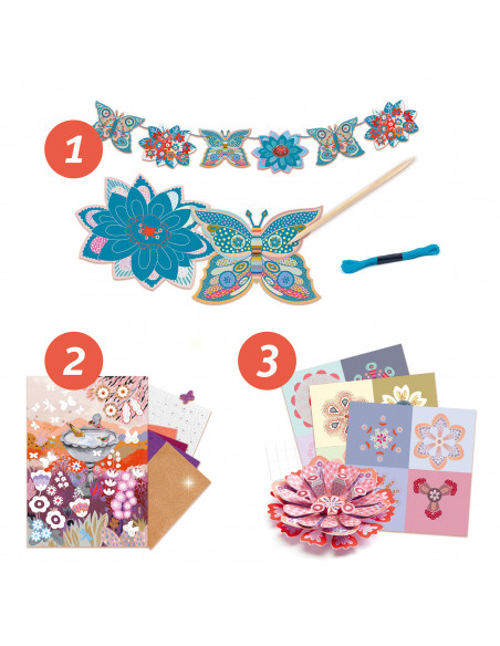 Coffret multi-activité le jardin des fleur