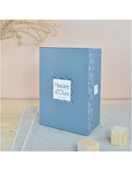 Histoire d'ours - copain calin - lapin bleu 25 cm