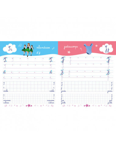 MON CAHIER D'ECRITURE - DANSE