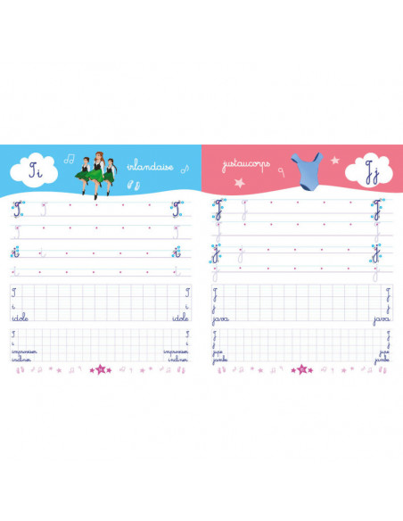 MON CAHIER D'ECRITURE - DANSE