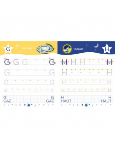 MON CAHIER D'ECRITURE - LETTRES BATONS - ESPACE 2