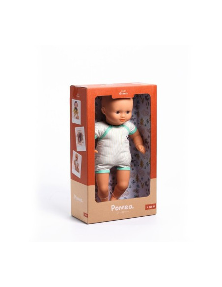 POUPON 32 CM BODY - BABY GREEN
