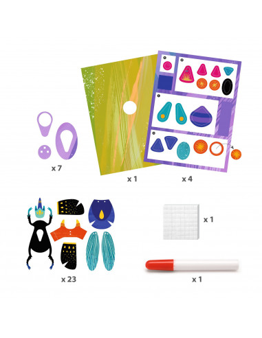 ACTIVITES PAPIER - TABLEAU 3D - PAPER BUGS - FSC MIX