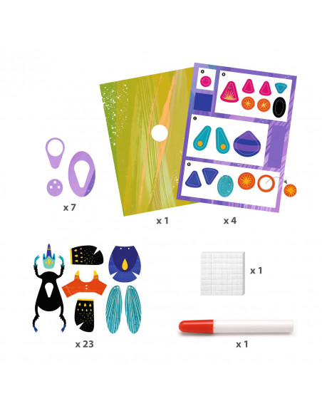 ACTIVITES PAPIER - TABLEAU 3D - PAPER BUGS - FSC MIX