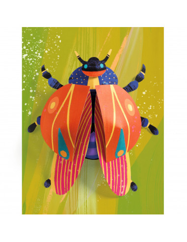 ACTIVITES PAPIER - TABLEAU 3D - PAPER BUGS - FSC MIX