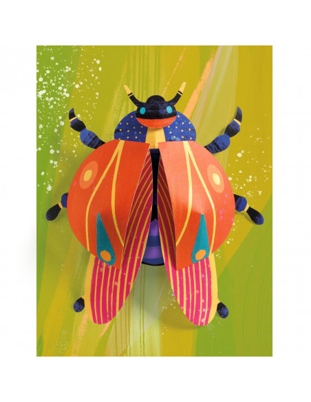 ACTIVITES PAPIER - TABLEAU 3D - PAPER BUGS - FSC MIX