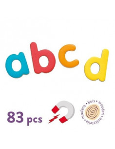 MAGNETIQUE BOIS 83 LETTRES SCRIPT 2