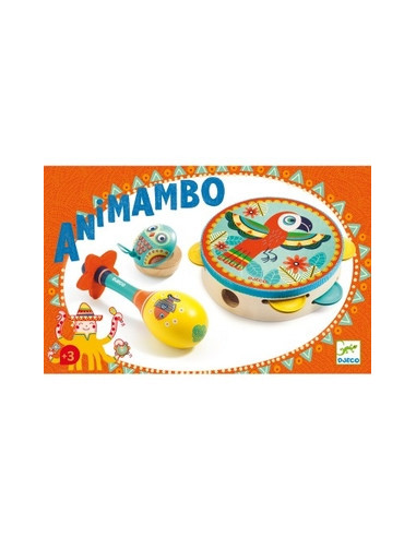 SET TAMBOURIN/MARACAS/CASTAGNETTE