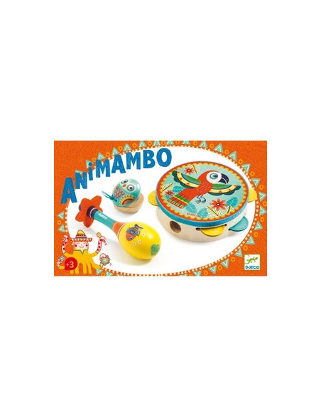 SET TAMBOURIN/MARACAS/CASTAGNETTE