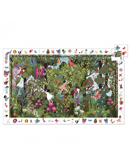 PUZZLE OBSERVATION- JEUX AU JARDIN