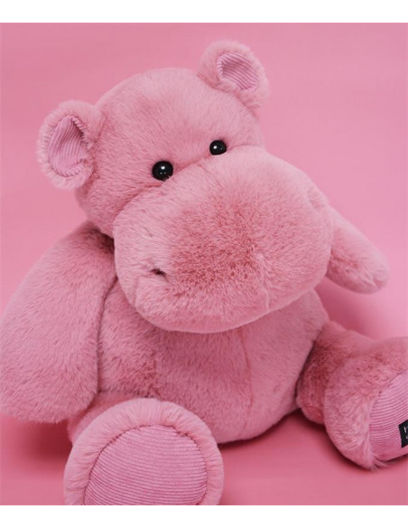 HIP FUN - HIPPOPOTAME ROSE - LAIT GRENADINE 40CM