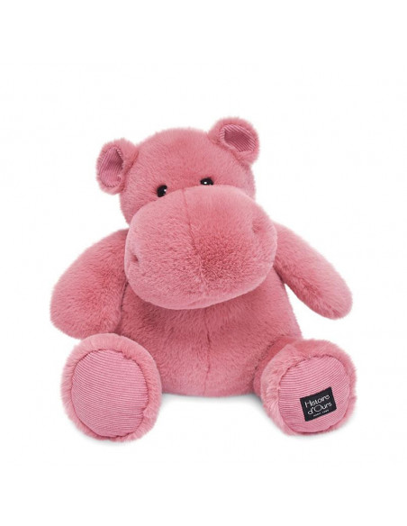 HIP FUN - HIPPOPOTAME ROSE - LAIT GRENADINE 40CM