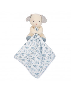 DOUDOU BOTANIC BIO - CHIEN AVEC DOUDOU BLEU PM 15CM 2