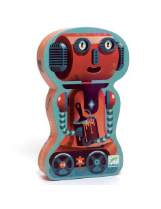 PUZZLE SILHOUETTE- BOB LE ROBOT 36 PCS