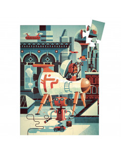 PUZZLE SILHOUETTE- BOB LE ROBOT 36 PCS 2