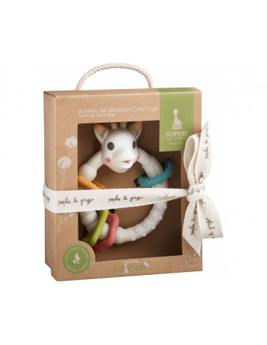 SOPHIE LA GIRAFE - ANNEAU DE DENTITION COLO'RINGS CAOUTCHOUC
