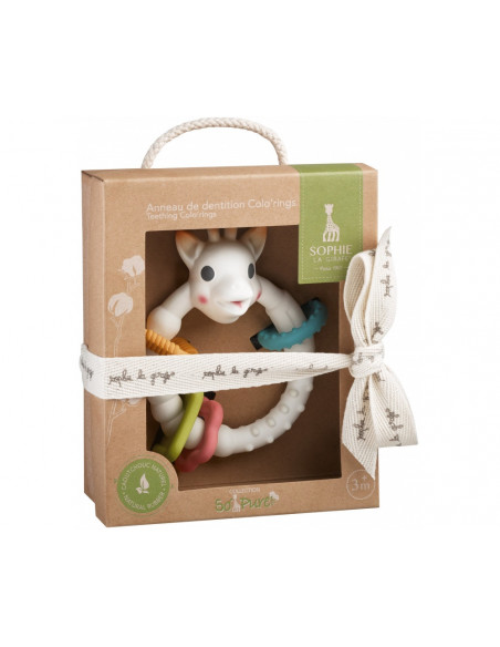 SOPHIE LA GIRAFE - ANNEAU DE DENTITION COLO'RINGS CAOUTCHOUC