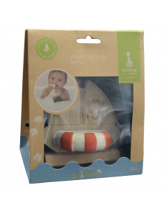 Sophie la girafe - jouet de bain rubber with wood