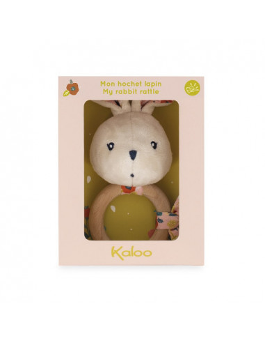 K'DOUX - HOCHET LAPIN COQUELICOT